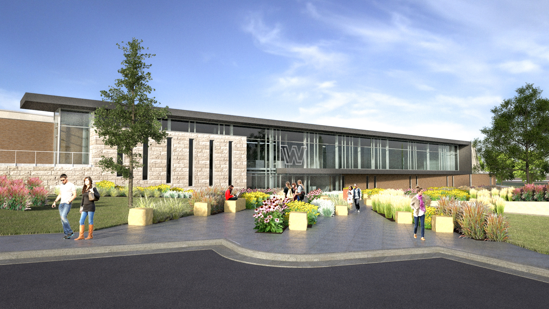 Scottsbluff Campus Main Building Renovation rendering