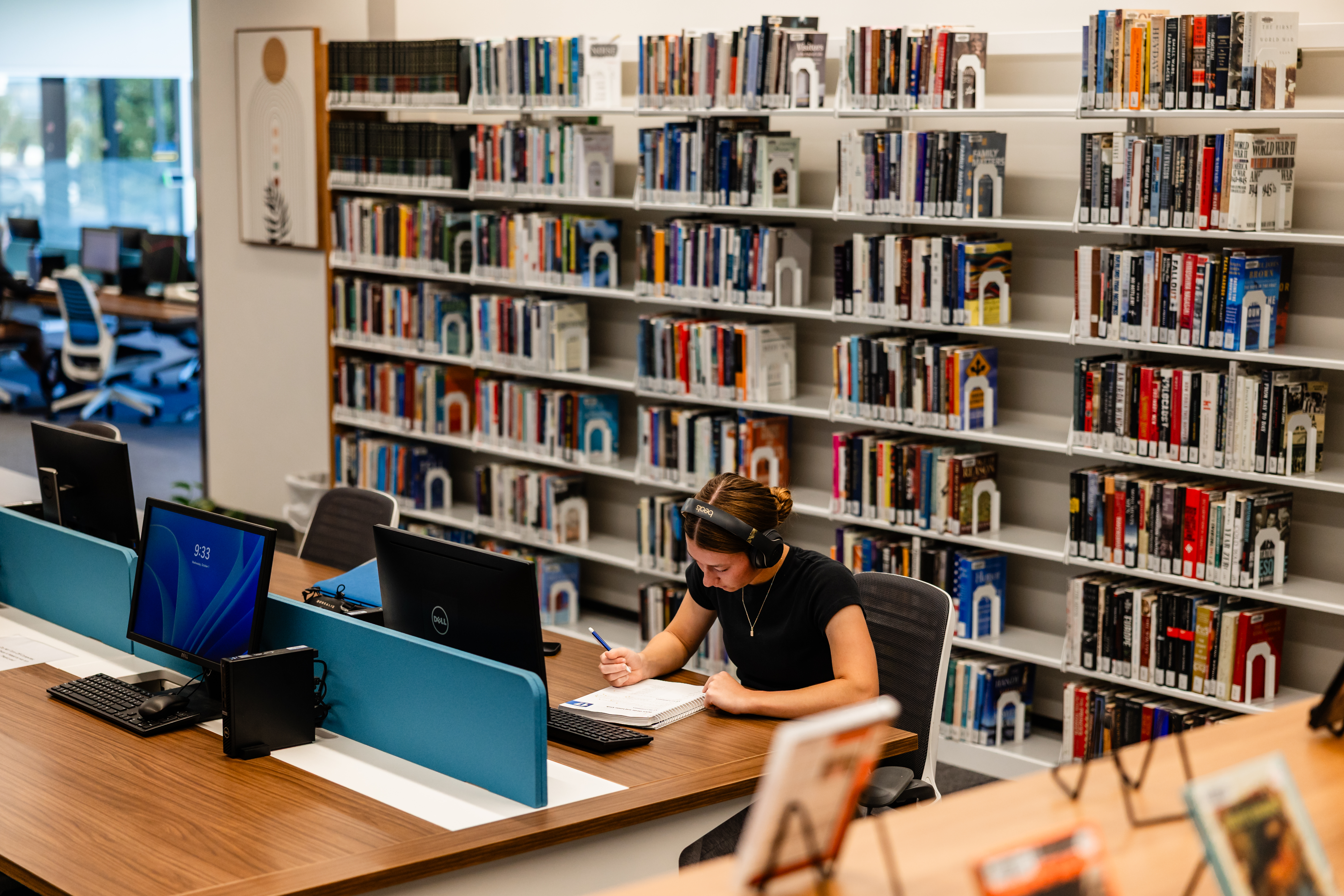 Students in the Library